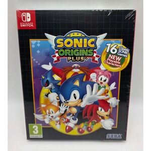 Sonic Origins Plus (Nintendo Switch) – New – Includes Artbook & Reversible Cover